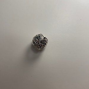 Pandora Jewelry Openwork Flower Sterling Silver Charm